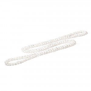 Colier lung perle naturale baroque DiAmanti BRW39-R-G